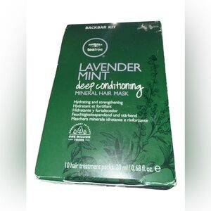 NEW! Paul Mitchell- LavenderMintDeepConditionMineralHairMask- Professional- 10pk